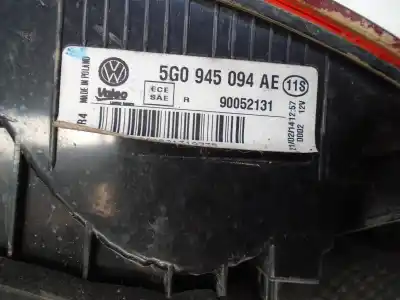 Автозапчасти б/у внутренний правый задний фонарь за volkswagen golf vii variant (ba5, bv5) 1.6 tdi ссылки oem iam 5g0945094ae  