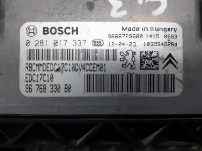 Автозапчасти б/у блок управления двигателем за citroen c3 8h01 ссылки oem iam 1609528980  