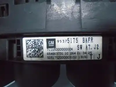 Pezzo di ricambio per auto di seconda mano contatore di chilometri per opel mokka a17dts riferimenti oem iam 95375175  