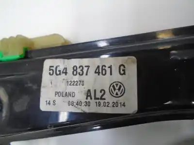 Автозапчасти б/у регулятор стекла переднего левого за volkswagen golf vii variant (ba5, bv5) 1.6 tdi ссылки oem iam 5g4837461h  