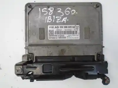 Second-hand car spare part ECU ENGINE CONTROL for SEAT IBIZA BERLINA (6J5)  OEM IAM references 03E906023AA  