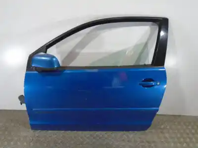 Peça sobressalente para automóvel em segunda mão porta da frente esquerda por volkswagen polo (9n1) bby referências oem iam 6q3831055k  