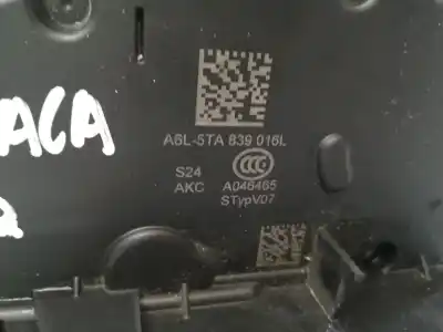 Автозапчастина б/у замок заднього правого дверя для skoda scala (nw) dkrf посилання на oem iam 5ts839016e  