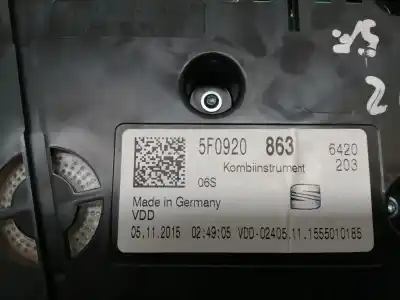 Автозапчастина б/у лічик километрів годинин для seat leon (5f1) 1.2 tsi посилання на oem iam 5f0920863  