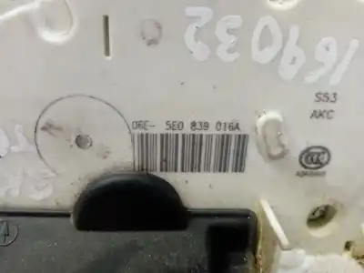 İkinci el araba yedek parçası arka sag kapi kilidi için skoda rapid spaceback (nh) cayc oem iam referansları 5e0839016a  