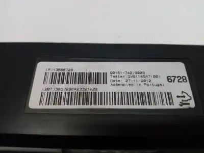 Pezzo di ricambio per auto di seconda mano modulo elettronico per opel astra j sedán 1.7 cdti (69) riferimenti oem iam 13586728  