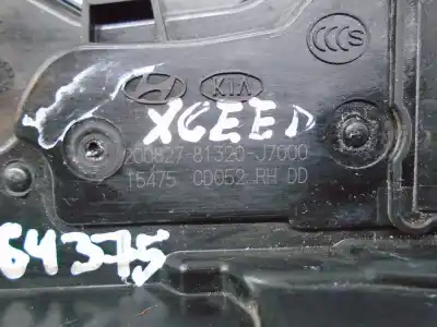 Автозапчасти б/у замок передней правой двери за kia xceed (cd) 1.5 t-gdi mhev ссылки oem iam 81320j7000  