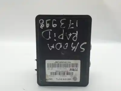Pezzo di ricambio per auto di seconda mano centralina abs per skoda rapid spaceback (nh) cayb riferimenti oem iam 1s0614517l  
