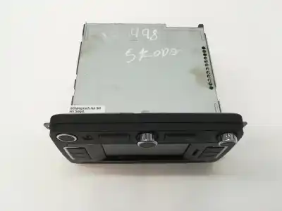 Piesă de schimb auto la mâna a doua sistem audio / cd radio casetofon pentru skoda rapid spaceback (nh) cayb referințe oem iam 5ja035192p  
