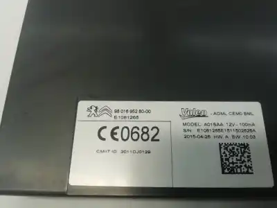 Автозапчастина б/у ЕЛЕКТРОННИЙ МОДУЛЬ для CITROEN DS5  Посилання на OEM IAM 980169528000  