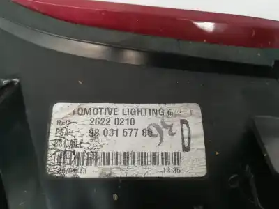 Pièce détachée automobile d'occasion feu arrière droit pour citroen ds5 design références oem iam  9803167780 26220210