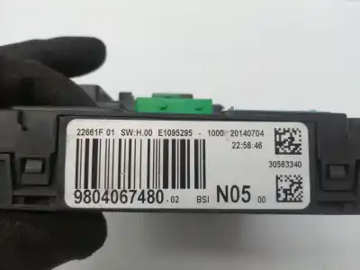 İkinci el araba yedek parçası röle/sigorta kutusu için citroen c4 picasso/spacetourer 9hc oem iam referansları 1610454780  