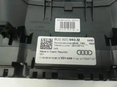 Автозапчастина б/у лічик километрів годинин для audi q3 (8ub, 8ug) 2.0 tdi посилання на oem iam 8u0920940m  