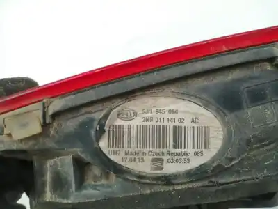 Автозапчасти б/у внутренний правый задний фонарь за seat toledo iv (kg3) 1.6 tdi ссылки oem iam 6jh945094a  