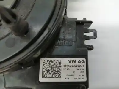 Pièce détachée automobile d'occasion contacteur tournant d'airbag pour seat alhambra (710, 711) 2.0 tdi références oem iam 5k0953569al  5k0953569h