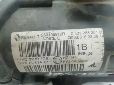 Gebrauchtes Autoersatzteil rechter scheinwerfer zum renault megane iii berlina 5 p h5f400 oem-iam-referenzen   260105912r