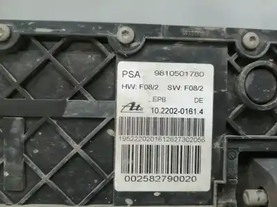 Pièce détachée automobile d'occasion frein à main électrique pour peugeot 508 sw ahw références oem iam 1612865380 10220201614 9810501780