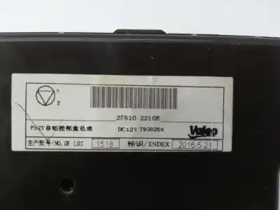 Second-hand car spare part heating / air conditioning control panel for renault kadjar r9m414 oem iam references 275102210r  