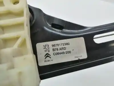 Second-hand car spare part rear right window regulator for citroen c4 picasso/spacetourer 9h05 oem iam references 9676172380  