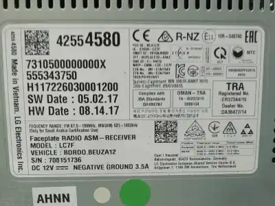 Piesă de schimb auto la mâna a doua ecran display multifuncțional displei pentru opel corsa e b14xer referințe oem iam  555343750 42554580