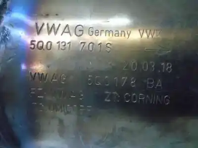 Автозапчастина б/у катализатор для seat leon st (5f8) czc посилання на oem iam 5q0254502x  