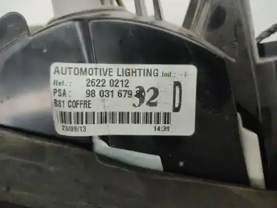 Автозапчасти б/у внутренний правый задний фонарь за citroen ds5 2.0 hdi fap cat (rh02 / dw10cted4) ссылки oem iam 9803167980  