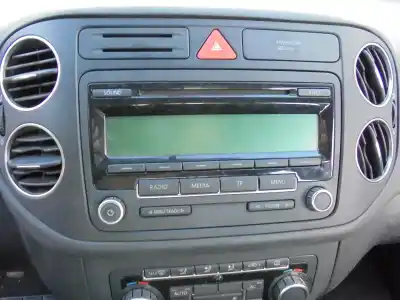 İkinci el araba yedek parçası ses sistemi / radyo cd için volkswagen golf plus v (5m1, 521) 1.6 tdi oem iam referansları 5m0057187ax  
