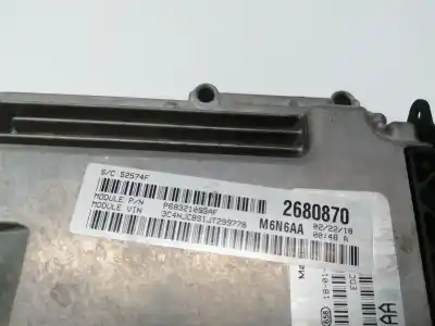 Автозапчасти б/у блок управления двигателем за jeep compass (mp) fca ссылки oem iam 68328041aa  