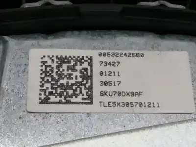 Автозапчастина б/у комплект подушки безпеки для jeep compass (mp) fca посилання на oem iam 5ut07dx9ac  
