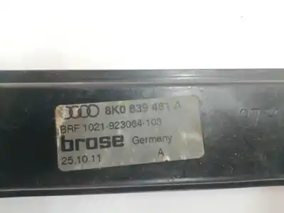 Second-hand car spare part rear left window regulator for audi a4 b8 (8k2) 2.0 tdi oem iam references 8k0839461a  