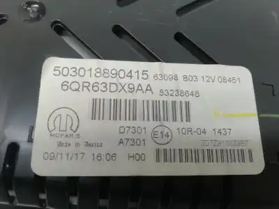 Second-hand car spare part speedometer for jeep compass (mp) fca oem iam references k6rx42dx9ak  