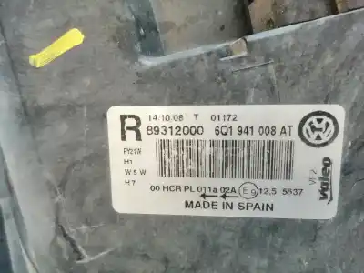 İkinci el araba yedek parçası sag far için volkswagen polo (9n1) 1.4 tdi oem iam referansları 6q1941008at 89312000 6q1941008at 