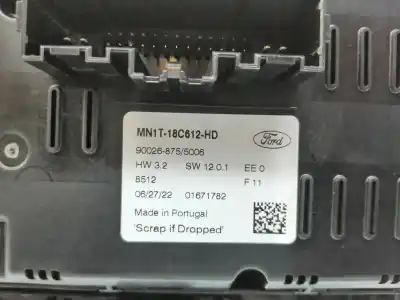 Piesă de schimb auto la mâna a doua controlul încalzire / aer conditionat pentru ford puma (j2k, cf7) 1.0 ecoboost mhev referințe oem iam 2638325  