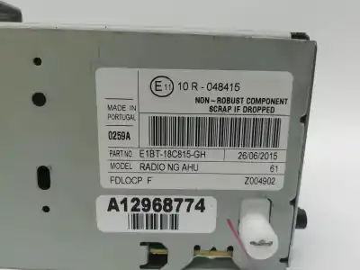 Peça sobressalente para automóvel em segunda mão sistema de áudio / rádio cd por ford c-max ii (dxa/cb7, dxa/ceu) 1.0 ecoboost referências oem iam 2342466  