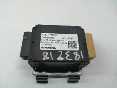Pièce détachée automobile d'occasion module électronique pour fiat 500 cabrio (150) fca références oem iam 77368562  