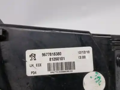 Second-hand car spare part interior left tailgate light for peugeot 308 (p5) hn05 oem iam references 9677818380  