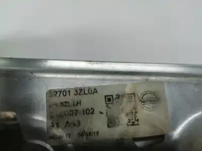 Second-hand car spare part rear left window regulator for nissan pulsar fastback (c13) 1.2 dig-t oem iam references 827013zl0a  