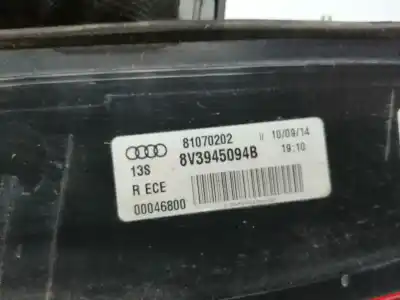 Автозапчасти б/у внутренний правый задний фонарь за audi a3 (8v1) crkb ссылки oem iam 8v3945094b  