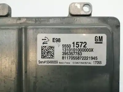 Second-hand car spare part ecu engine control for opel mokka x b16dth oem iam references 55499359  