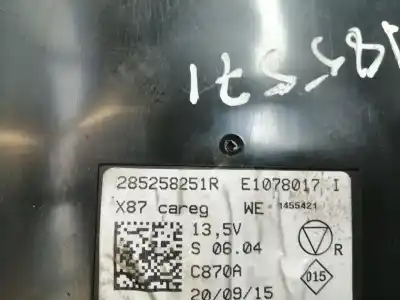 Автозапчастина б/у електронний модуль для renault captur i h5f412 посилання на oem iam 285258251r  