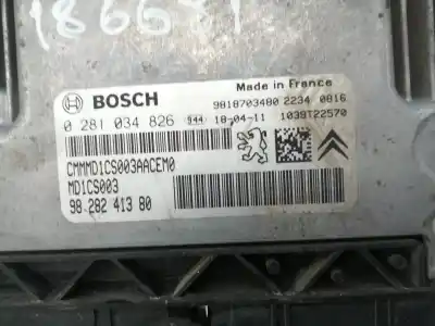 Автозапчастина б/у ебу контролер двигуна для citroen c4 cactus yh01 посилання на oem iam   