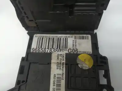 Pièce détachée automobile d'occasion boîtes à fusibles pour citroen ds4 1.6 hdi fap références oem iam 6500je 9665878380 bpgag0600 