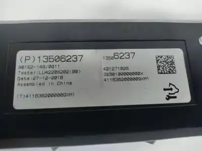 Second-hand car spare part electronic module for opel mokka x b16dth oem iam references 13506237  