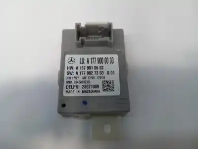 Pièce détachée automobile d'occasion MODULE ÉLECTRONIQUE pour MERCEDES-BENZ CLASE A BERLINA (BM 177)  Références OEM IAM A1779000003  