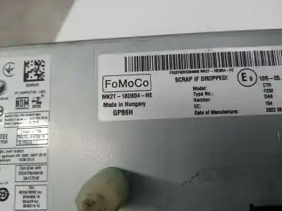 Автозапчастина б/у аудіо система / радіо cd для ford transit custom nugget (ttf) bkfb посилання на oem iam 2702646  