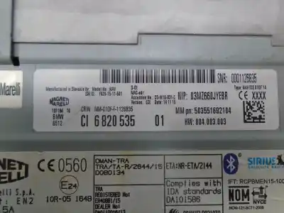 Pezzo di ricambio per auto di seconda mano pezzi vari per bmw serie 1 berlina 5p (f20) b47d20a riferimenti oem iam 65129874336  