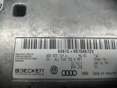 Автозапчастина б/у електронний модуль для audi q7 (4l) ccga посилання на oem iam   
