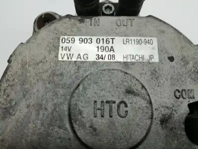 Автозапчастина б/у генератор для audi q7 (4l) ccga посилання на oem iam 059903016t  