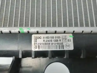 Автозапчастина б/у водяний радіатор для renault twingo iii h4b401 посилання на oem iam 144610515r  