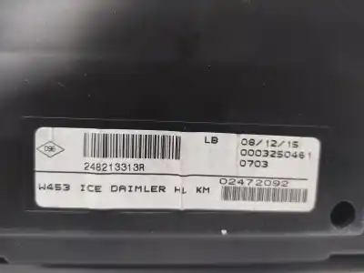 Second-hand car spare part speedometer for smart forfour 281920 oem iam references a4539003604  